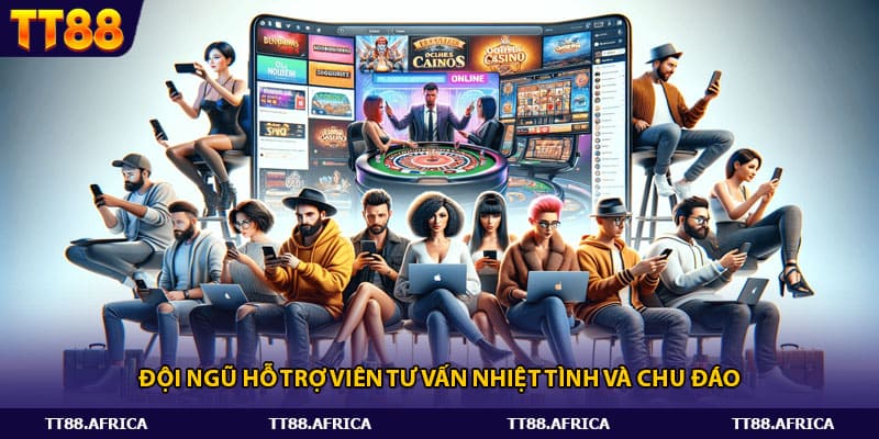 Đội ngũ hỗ trợ viên tư vấn nhiệt tình và chu đáo