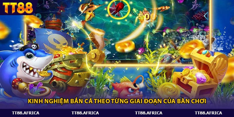 Kinh nghiệm bắn cá theo từng giai đoạn của bàn chơi
