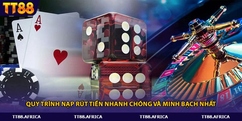 Quy trình nạp rút tiền nhanh chóng và minh bạch nhất