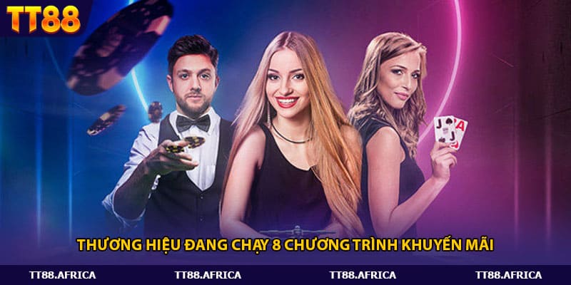 Thương hiệu đang chạy 8 chương trình khuyến mãi